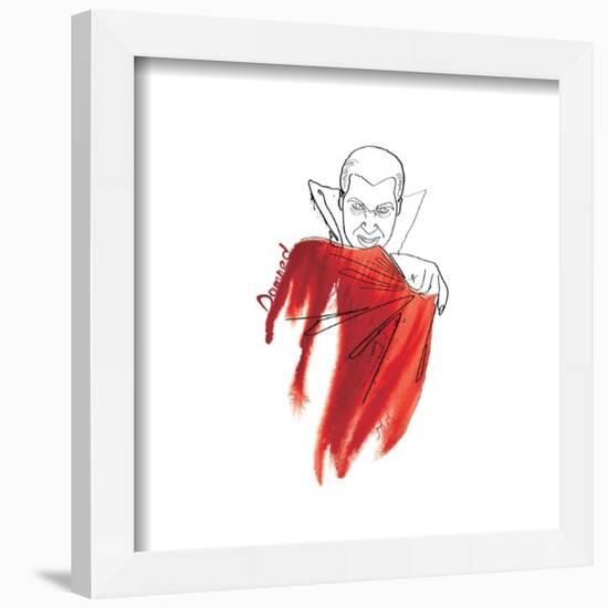 Gallery Pops Universal Monsters - Fluid Features Dracula Damned Wall Art-Trends International-Framed Gallery Pops