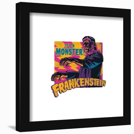 Gallery Pops Universal Monsters - Frankenstein It's A Monster Wall Art-Trends International-Framed Gallery Pops