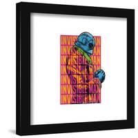 Gallery Pops Universal Monsters - Invisible Man Text Graphic Wall Art-Trends International-Framed Gallery Pops