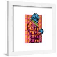 Gallery Pops Universal Monsters - Invisible Man Text Graphic Wall Art-Trends International-Framed Gallery Pops