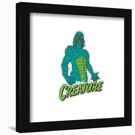 Gallery Pops Universal Monsters - Punk Scribbler Creature Badge Wall Art-Trends International-Framed Gallery Pops