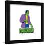 Gallery Pops Universal Monsters - Punk Scribbler Frankenstein Badge Wall Art-Trends International-Framed Gallery Pops
