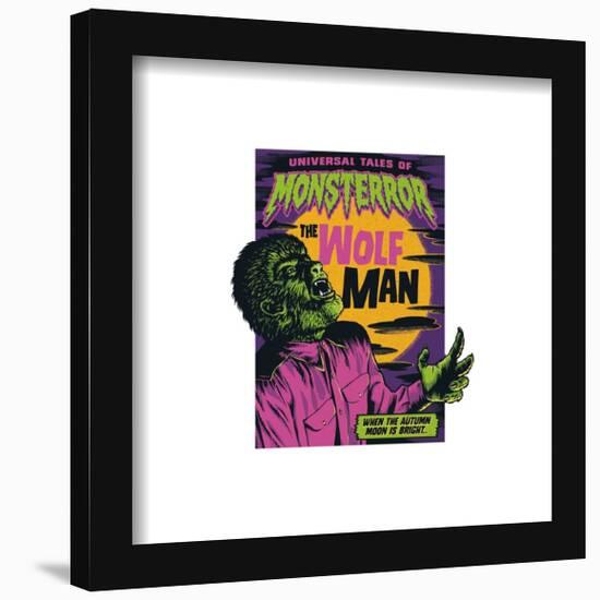 Gallery Pops Universal Monsters - Wolf Man Autumn Moon Wall Art-Trends International-Framed Gallery Pops
