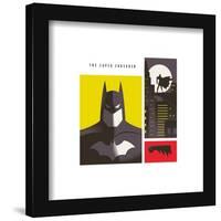 Gallery Pops Warner 100th Anniversary - Batman Poster Wall Art-Trends International-Framed Gallery Pops