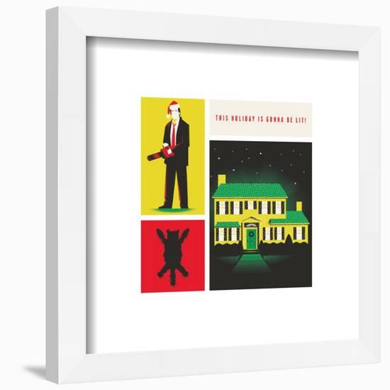 Gallery Pops Warner 100th Anniversary - Christmas Vacation Poster Wall Art-Trends International-Framed Gallery Pops