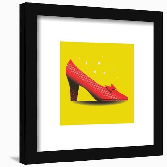 Gallery Pops Warner 100th Anniversary - Ruby Slipper Wall Art-Trends International-Framed Gallery Pops