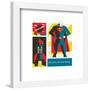 Gallery Pops Warner 100th Anniversary - Superman Poster Wall Art-Trends International-Framed Gallery Pops