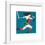 Gallery Pops Warner 100th Anniversary - Wonder Woman Warrior Wall Art-Trends International-Framed Gallery Pops