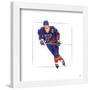 Gallery Pops Wayne Gretzky - Art Sketch Blues Wall Art-Trends International-Framed Gallery Pops