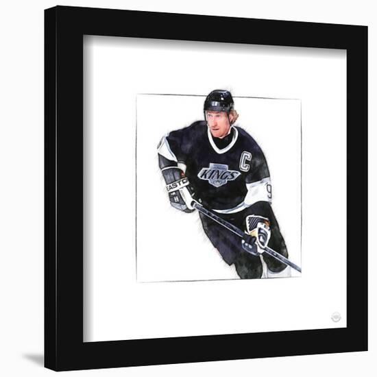 Gallery Pops Wayne Gretzky - Art Sketch Kings Captian Wall Art-Trends International-Framed Gallery Pops