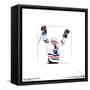 Gallery Pops Wayne Gretzky - Art Sketch Oilers Celebrate Wall Art-Trends International-Framed Stretched Canvas