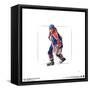 Gallery Pops Wayne Gretzky - Art Sketch Oilers Skating Wall Art-Trends International-Framed Stretched Canvas