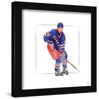 Gallery Pops Wayne Gretzky - Art Sketch Rangers Wall Art-Trends International-Framed Gallery Pops