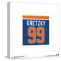 Gallery Pops Wayne Gretzky - Number 99 Edomonton Oilers Jersey Wall Art-Trends International-Stretched Canvas