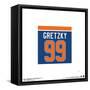 Gallery Pops Wayne Gretzky - Number 99 Edomonton Oilers Jersey Wall Art-Trends International-Framed Stretched Canvas