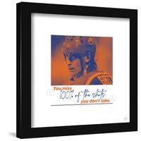 Gallery Pops Wayne Gretzky - Quote Wall Art-Trends International-Framed Gallery Pops