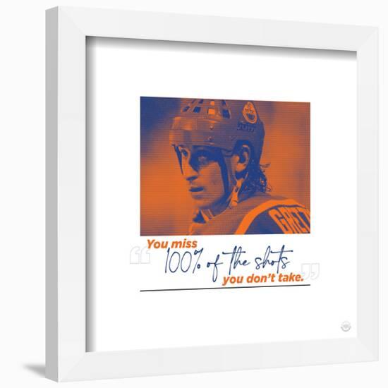 Gallery Pops Wayne Gretzky - Quote Wall Art-Trends International-Framed Gallery Pops