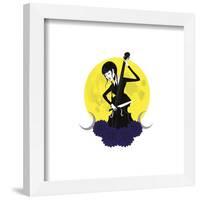 Gallery Pops Wednesday - Moonlight Cello Wall Art-Trends International-Framed Gallery Pops