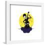 Gallery Pops Wednesday - Moonlight Cello Wall Art-Trends International-Framed Gallery Pops