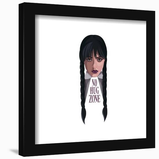 Gallery Pops Wednesday - No Hug Zone Wall Art-Trends International-Framed Gallery Pops