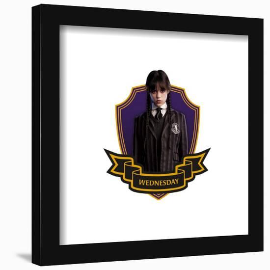 Gallery Pops Wednesday - Wednesday Addams Gallery Portrait Wall Art-Trends International-Framed Gallery Pops