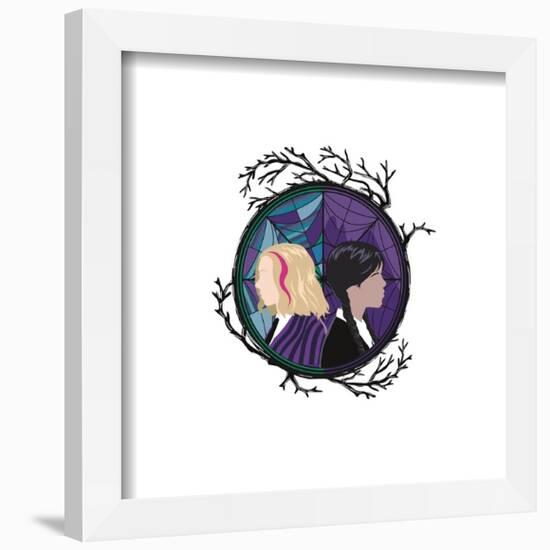 Gallery Pops Wednesday - Wednesday and Enid Wall Art-Trends International-Framed Gallery Pops