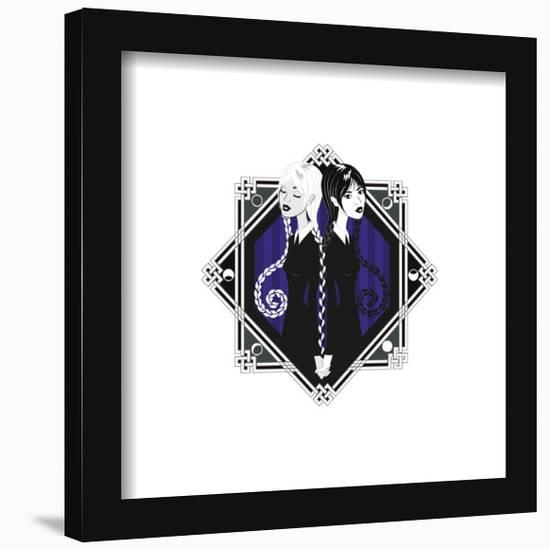 Gallery Pops Wednesday - Wednesday and Goody Wall Art-Trends International-Framed Gallery Pops