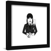 Gallery Pops Wednesday - Wednesday and Thing Wall Art-Trends International-Framed Gallery Pops