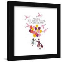 Gallery Pops Wonka Movie - Never Let Them Steal Your Dreams Wall Art-Trends International-Framed Gallery Pops