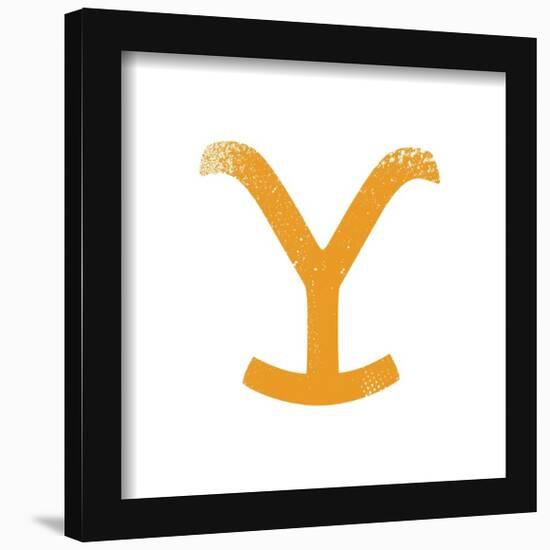 Gallery Pops Yellowstone - Big Y Logo Wall Art-Trends International-Framed Gallery Pops