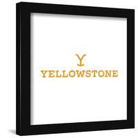 Gallery Pops Yellowstone - Logo Wall Art-Trends International-Framed Gallery Pops