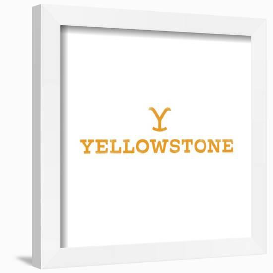 Gallery Pops Yellowstone - Logo Wall Art-Trends International-Framed Gallery Pops