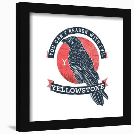 Gallery Pops Yellowstone - You Can't Reason With Evil Wall Art-Trends International-Framed Gallery Pops