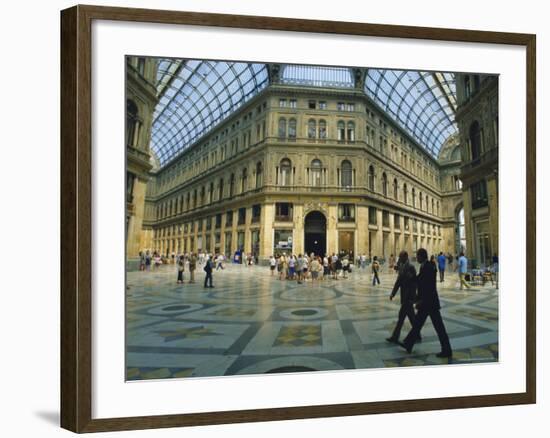 Gallery Umberto I, Naples, Campania, Italy-Bruno Morandi-Framed Photographic Print