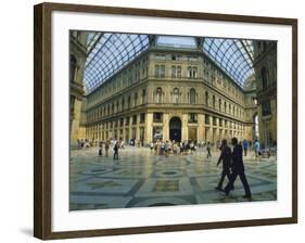 Gallery Umberto I, Naples, Campania, Italy-Bruno Morandi-Framed Photographic Print