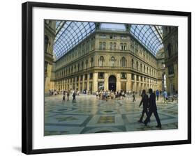 Gallery Umberto I, Naples, Campania, Italy-Bruno Morandi-Framed Photographic Print