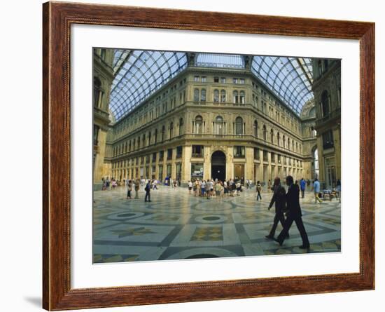 Gallery Umberto I, Naples, Campania, Italy-Bruno Morandi-Framed Photographic Print