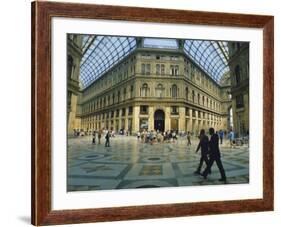 Gallery Umberto I, Naples, Campania, Italy-Bruno Morandi-Framed Photographic Print