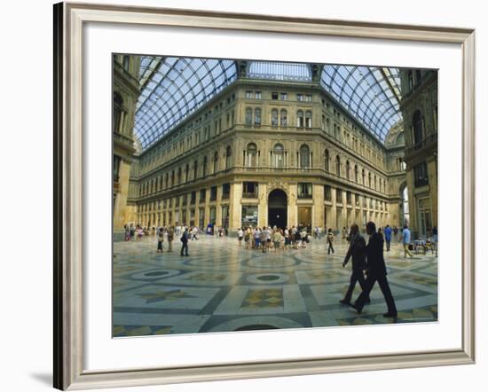 Gallery Umberto I, Naples, Campania, Italy-Bruno Morandi-Framed Photographic Print