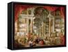 Gallery with Views of Modern Rome, 1759-Giovanni Paolo Pannini-Framed Stretched Canvas