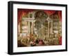 Gallery with Views of Modern Rome, 1759-Giovanni Paolo Pannini-Framed Giclee Print