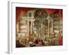 Gallery with Views of Modern Rome, 1759-Giovanni Paolo Pannini-Framed Giclee Print