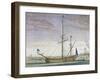 Galley, by Claude Randon (1674-1704), Color, 17th Century-null-Framed Giclee Print