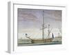 Galley, by Claude Randon (1674-1704), Color, 17th Century-null-Framed Giclee Print