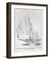 Galley of the 16th Century-Raphael-Framed Giclee Print