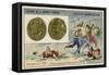 Gallic Coins of Vercingetorix, 52 BC-null-Framed Stretched Canvas