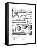 Gallic Utensils, 1882-1884-Charaire et fils-Framed Stretched Canvas