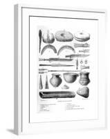 Gallic Utensils, 1882-1884-Charaire et fils-Framed Giclee Print