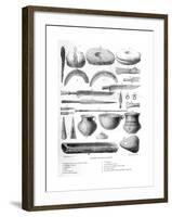 Gallic Utensils, 1882-1884-Charaire et fils-Framed Giclee Print