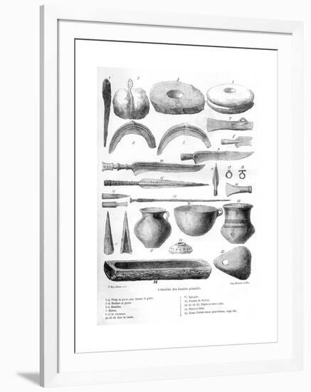 Gallic Utensils, 1882-1884-Charaire et fils-Framed Giclee Print